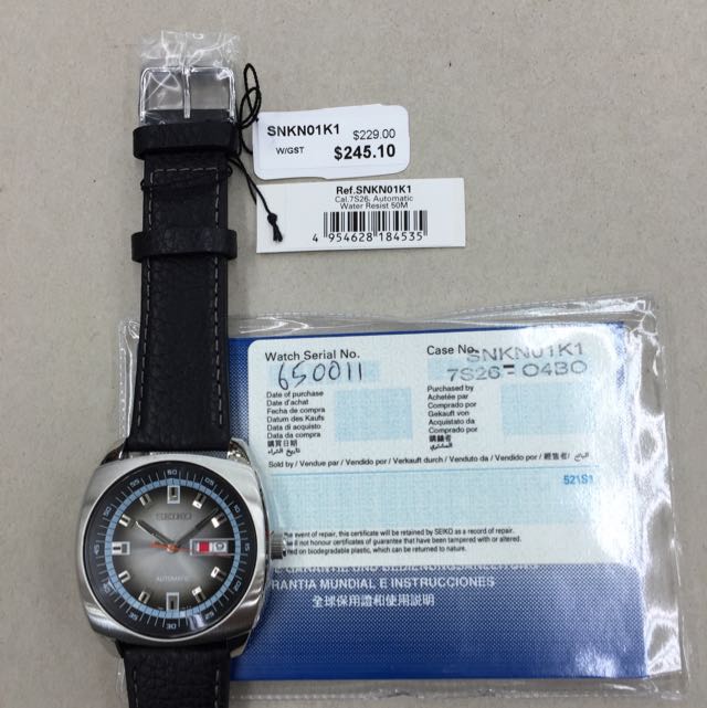 Seiko SNKN01K1 Automatic, Men's Fashion, Watches & Accessories, Watches on  Carousell