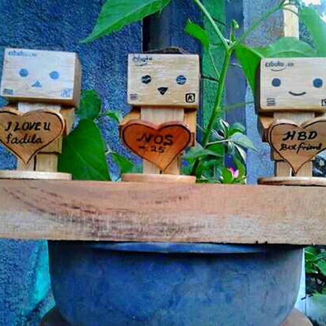 Boneka Danbo Dari Kayu, Design & Craft on Carousell