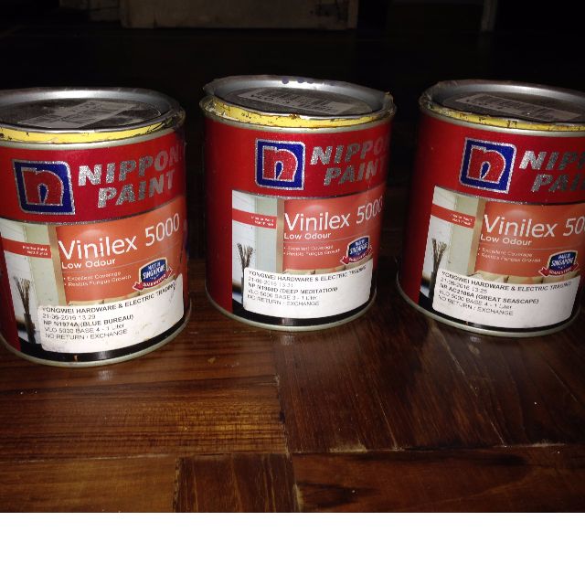 Dulux and Nippon Paint 1 litre, range of colours, Furniture & Home