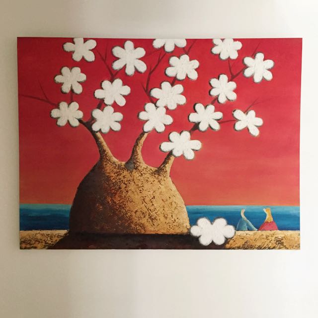 Large Contemporary Oil Painting Coplu Replica Furniture On Carousell