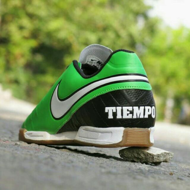 Sepatu Futsal Nike Tiempo Acc Grade Ori Hijau Hitam Serba Serbi Di Carousell