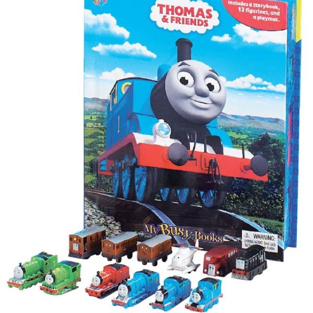 Thomas Friends My Busy Books Storybook With Playmat And 12 Figurines ...