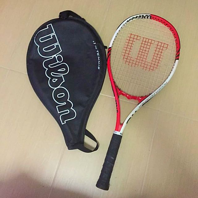 Raquette De Tennis Vintage Wilson Six One - Modèle Roger Federer Roland Garros - Occasion
