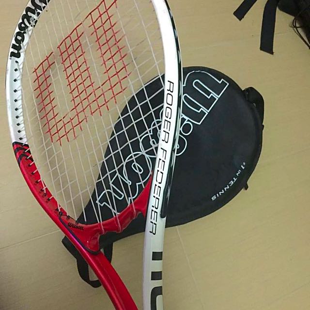 Raqueta Roger Federer 23 De 7 A 8 Años Wilson Color Negro Raqueta Roger Federer 23 De 7 A 8 Años Wilson Color Negro