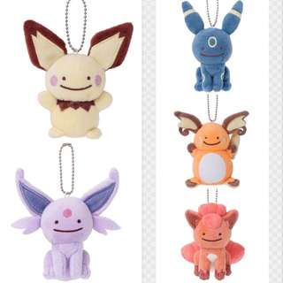 日本pokemon神奇寶貝商品-百變變身系列吊飾