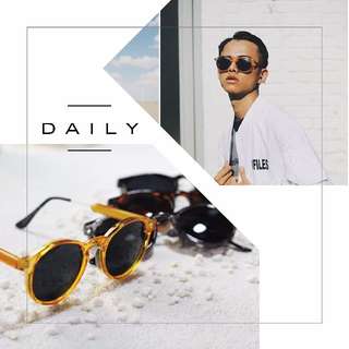 DAILY / 復古圓框眼鏡/太陽眼鏡