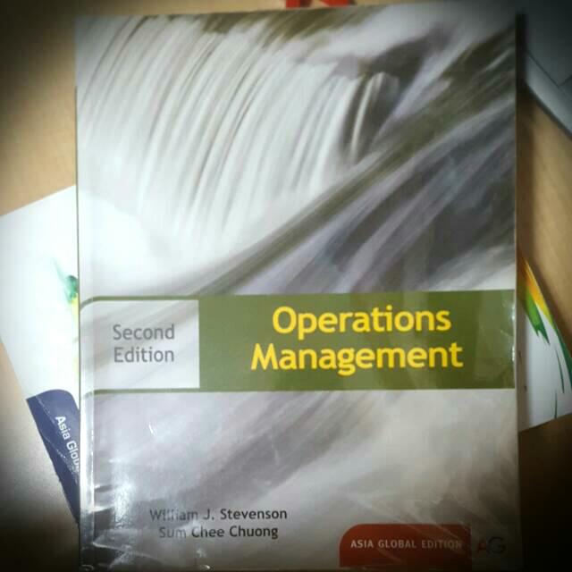 Operations Management Second Edition (Category: Textbooks) located in Singapore. Submitted by val_la_me (Listing ID 63416021, Image 1). Description: Plastic wrapped Good condition.