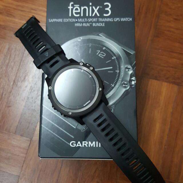 Garmin Fenix 3 Sapphire HRM Run Bundle