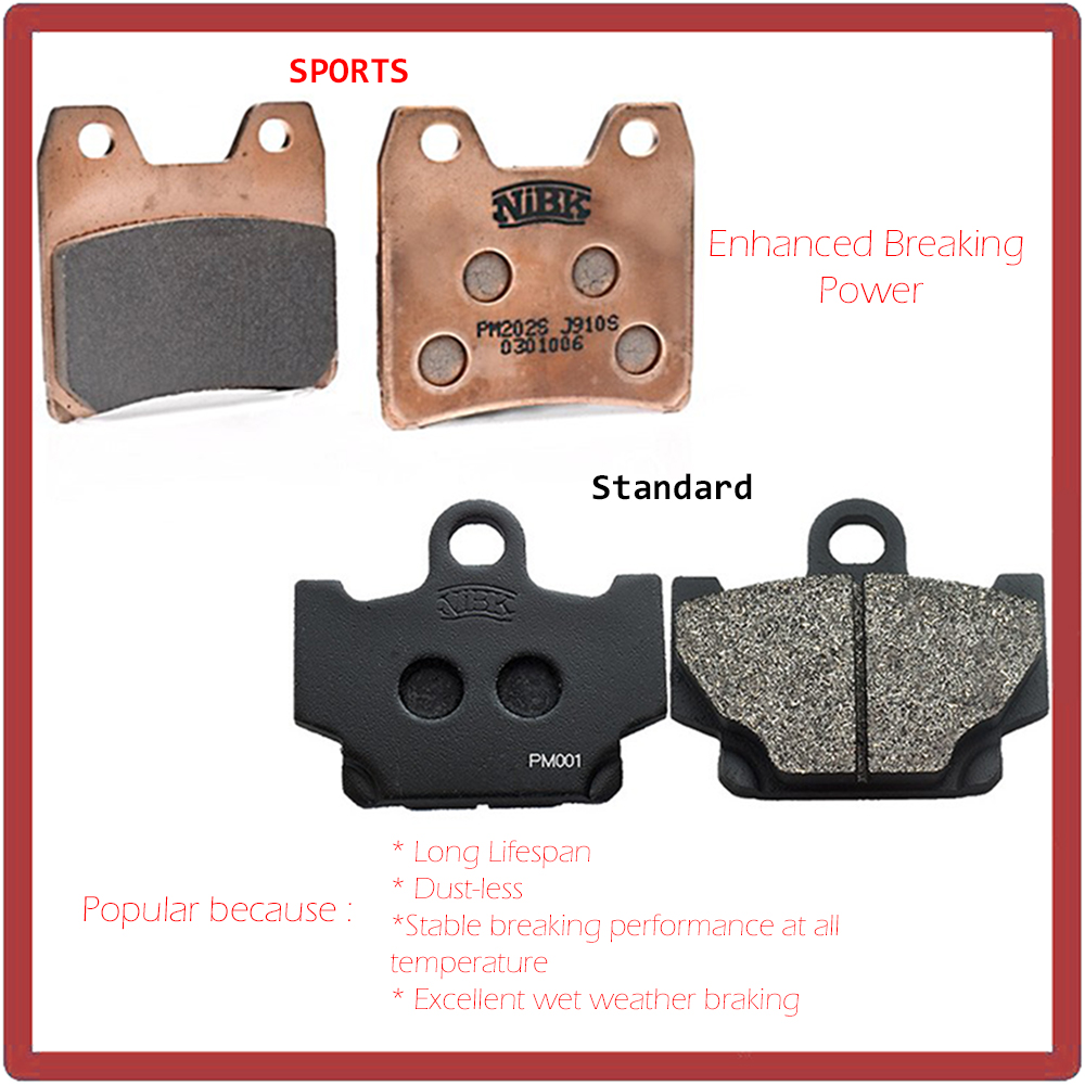 NIBK Japanese Motorcycle Brake Pads ! BRAND NEW (sports or standard
