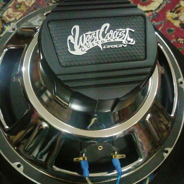 West coast customs store 12 inch subwoofer