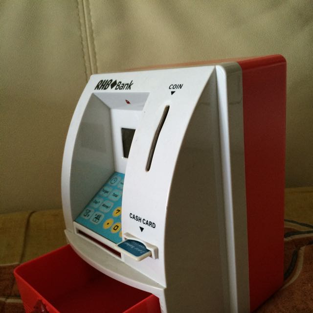 ATM Coins Bank Box, Vintage & Collectibles, Vintage Collectibles on