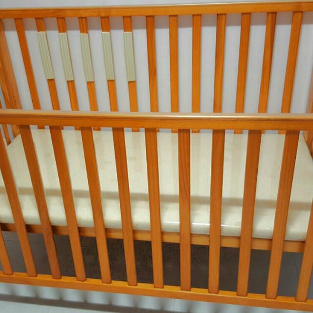 Wooden Baby Cot, Babies & Kids, Baby Nursery & Kids Furniture, Cots