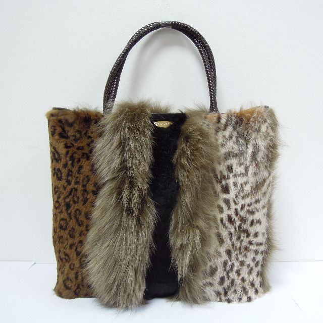 dior fur bag