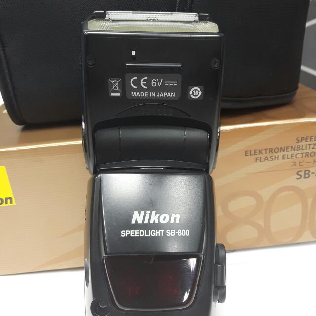 Nikon Sb 800, Photography, Lens & Kits on Carousell