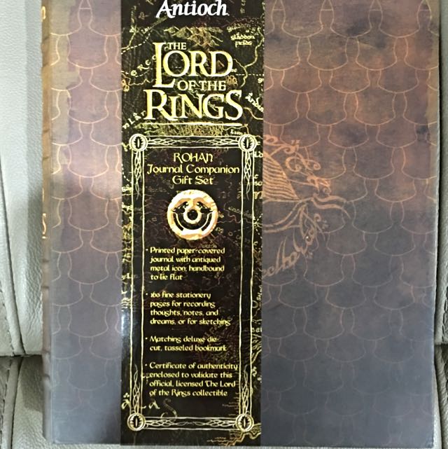 Lord of the Rings Antioch Elven Journal Rare