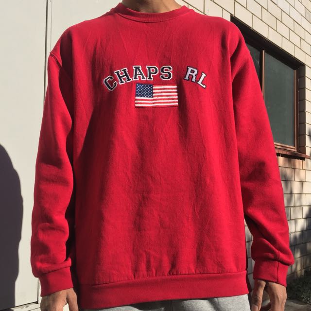 Vintage Chaps Ralph Lauren Crewneck Men S Fashion Clothes On