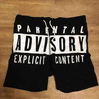 MJ Fresh MJF Parental Advisory 警告標語背心 短褲