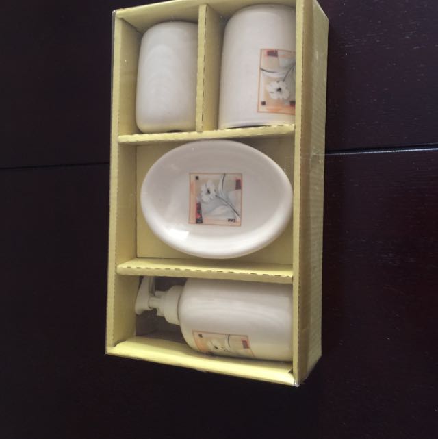 Bathroom Utilities Set, Furniture & Home Living, Bathroom & Kitchen