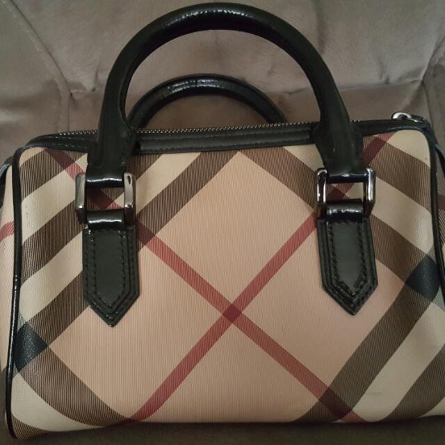 burberry small bowling bag
