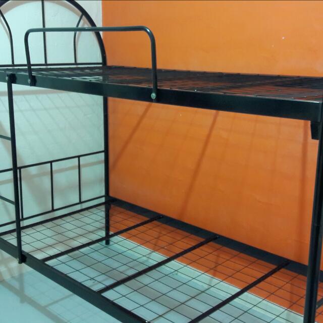 Double Deck Bed., Furniture & Home Living, Furniture, Bed Frames