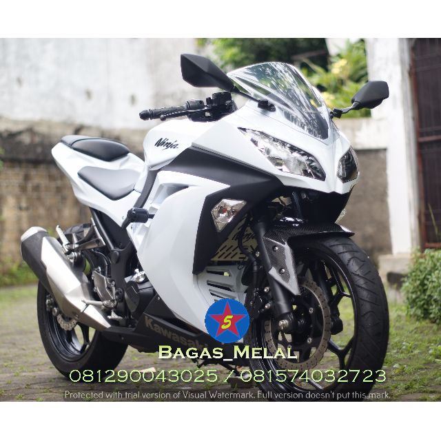 Kawasaki Ninja 250 Fi 2013 Putih, Motor di Carousell