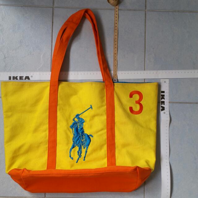 Ralph lauren yellow bag top