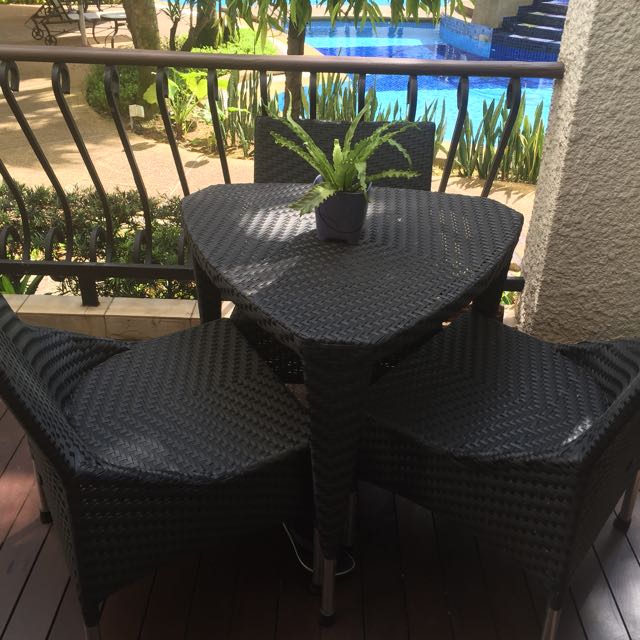 Rare 4 Piece Wicker Garden Patio Furniture Set On Carou - Photos Of Patio Furniture Rare 4 Piece Wicker Garden Patio Furniture Set On Carou - Photos Of Patio Furniture