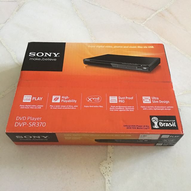Sony DVD Player DVP SR370, Home Appliances, TVs & Entertainment Systems
