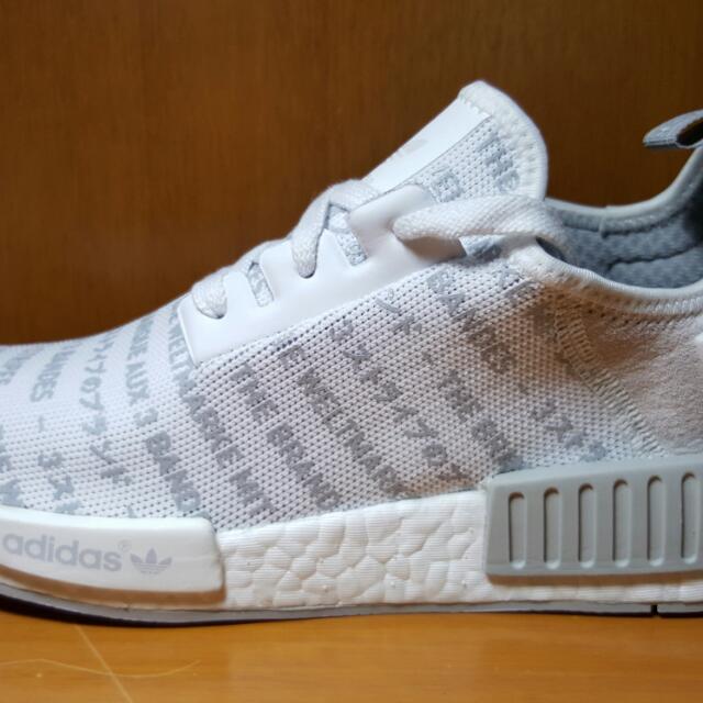 Adidas ORIGINALs NMD R1 Whiteout Pack Women s Fashion Footwear Sneakers on Carousell
