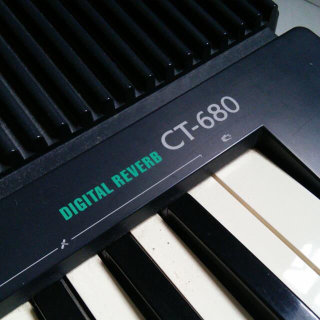 Casio digital reverb ct680 outlet