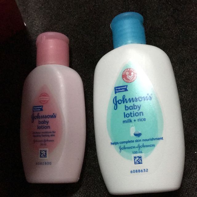 johnson's baby lotion travel size