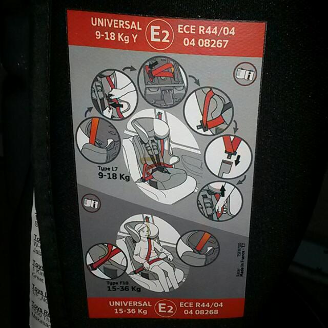 Nania Universal Child Car Seat on Carousell