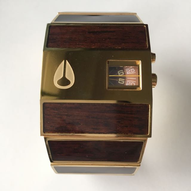 Nixon The Dark Wood Rotolog Watch