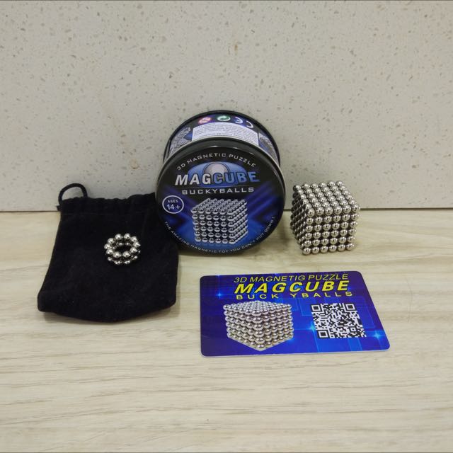3d Magnetic Puzzle Buckyballs Nanodots Toys Games Bricks