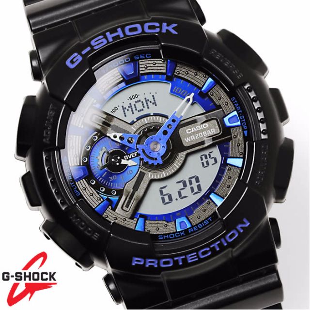 g shock ga 110 blue