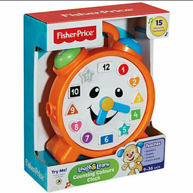 fisher price laugh and learn clock