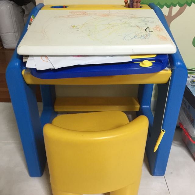 Little Tikes Drawing Table With Chair Babies Kids Toys