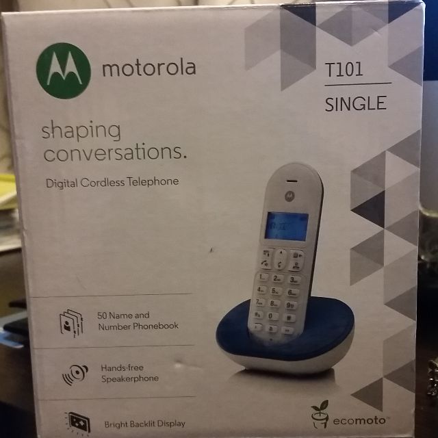 Motorola T101 Single Digital Cordless Telephone, Audio, Other Audio