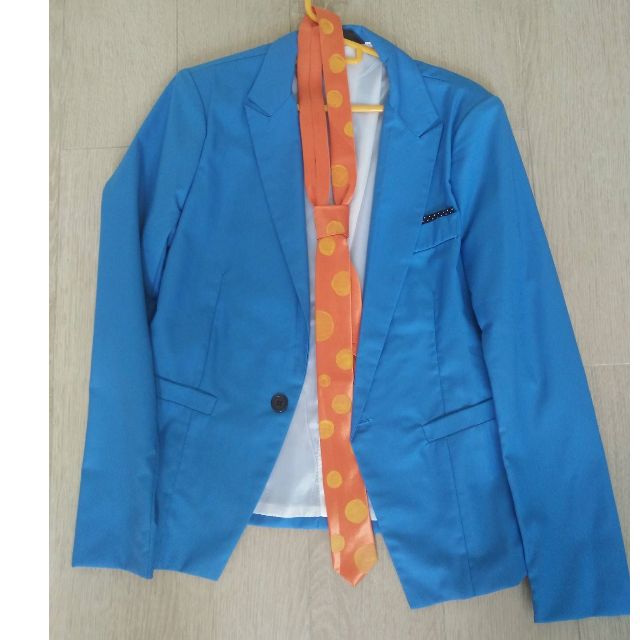 Wallpaper Plain Blue Blazer Tsuritama Urara Costume Entertainment J Pop For Android