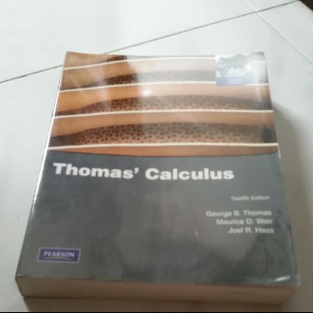 Thomas Math Book Thomas Calculus Textbook, Hobbies & Toys, Books & Magazines, Textbooks ...