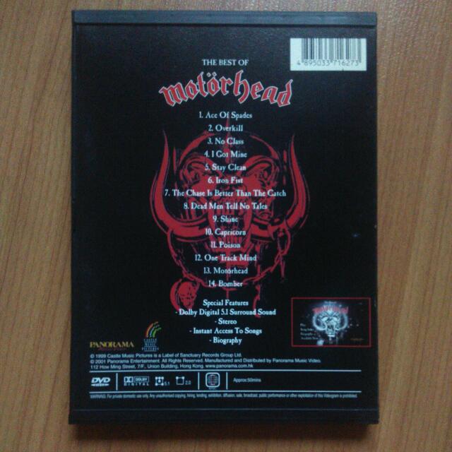 Best Of Motorhead DVD, Hobbies & Toys, Music & Media, CDs & DVDs on ...