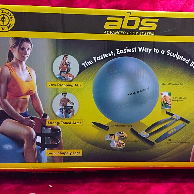 gold's gym exercise ball
