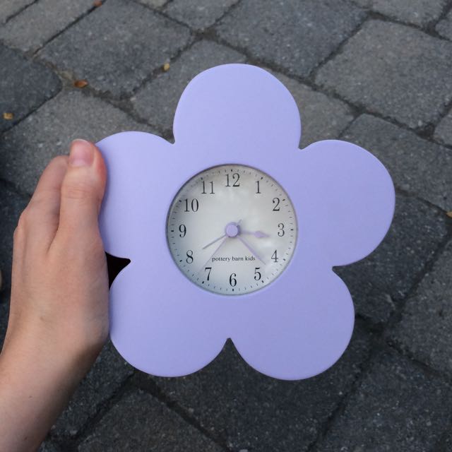 Pottery Barn Kids Flower Clock Home Furniture On Carousell