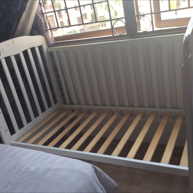 Preloved 4 In 1 Baby Cot, Babies & Kids, Baby Nursery & Kids Furniture