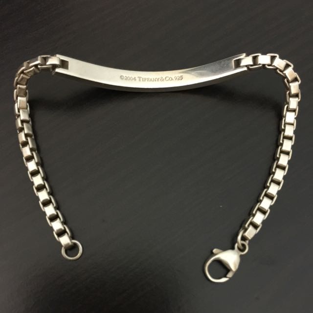 Tiffany venetian clearance link id bracelet