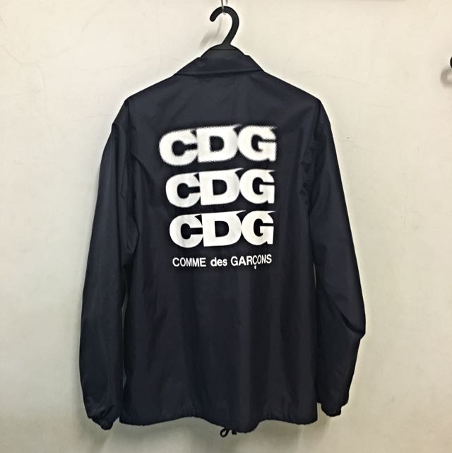 RESERVED CDG Coach Jacket Navy Size M Men s Fashion Tops Sets Shirts on Carousell