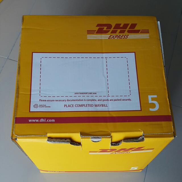 DHL Box Size 5 (2 Pieces - RM6 For One), Furniture & Home Living, Home ...