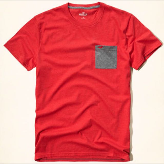 Hollister Must Have Contrast Pocket Tee Men s Fashion Tops