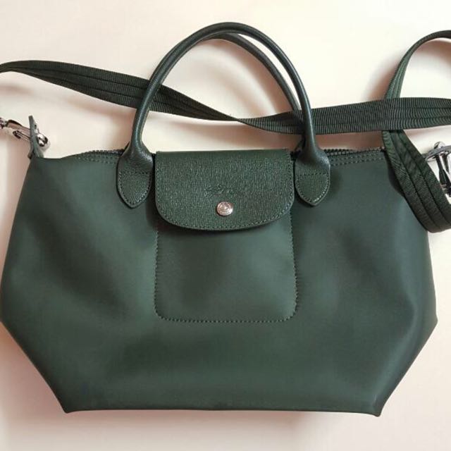 Longchamp Moss Green, Luxury, Bags 