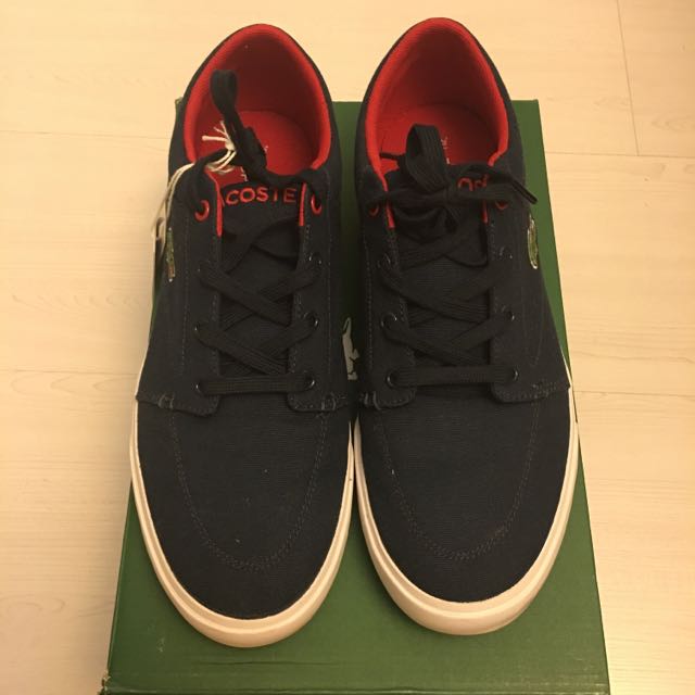 Mens lacoste bayliss vulc athletic shoe sales